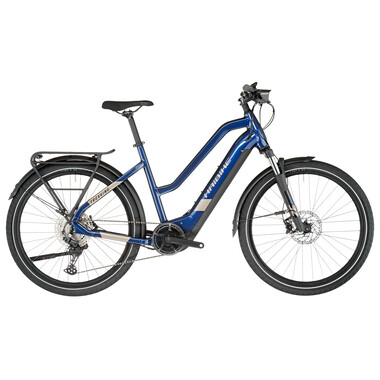 Bicicletta da Trekking Elettrica HAIBIKE TREKKING 7 TRAPEZ Blu 2023 0